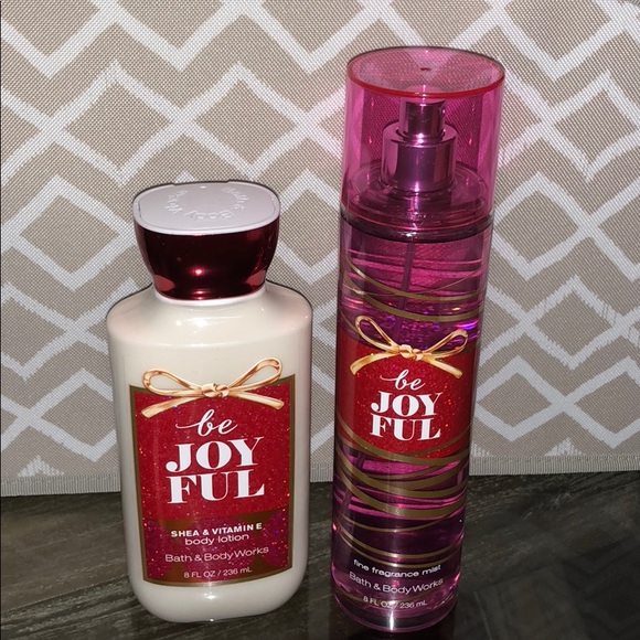 Be Joyful Bath Body Works Mist Lotion Nwt